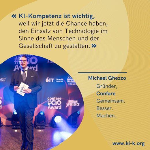 Kachel: KI-Kompetenz ist wichtig, weil … (Michael Ghezzo)