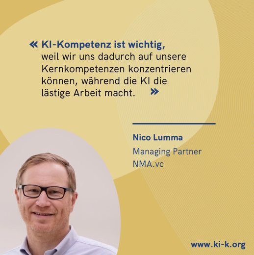 Kachel: KI-Kompetenz ist wichtig, weil … (Nico Lumma)
